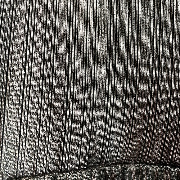 Bcbg metallic strapless asymmetrical dress rose gold size XS bodycon - Picture 7 of 7